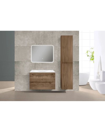 Комплект мебели дуб винтаж 80,5 см Vincea Fine VMC-2F800VO + VCB-1F800W + VLM-2A800