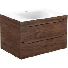 Комплект мебели темный дуб 80,5 см Vincea Fine VMC-2F800RW + VCB-1F800W + VLM-2A800