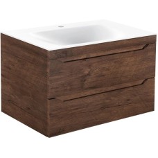 Комплект мебели темный дуб 80,5 см Vincea Fine VMC-2F800RW + VCB-1F800W + VLM-2A800