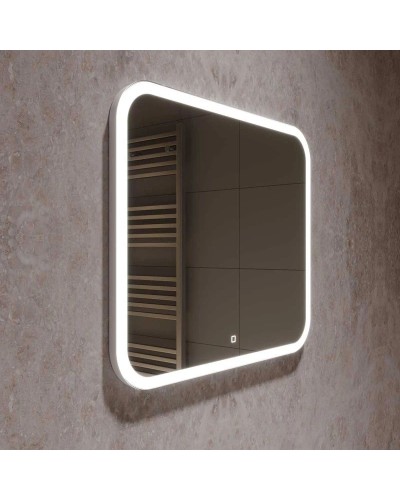 Комплект мебели бетон 80,5 см Vincea Fine VMC-2F800BT + VCB-1F800W + VLM-2A800