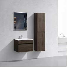 Комплект мебели темный дуб 60 см Vincea Chiara VMC-2C600RO + VCB-13600W + VLM-3VN600