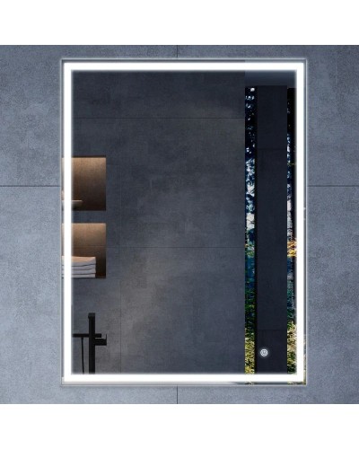 Комплект мебели темный дуб 60 см Vincea Chiara VMC-2C600RO + VCB-13600W + VLM-3VN600