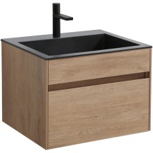 Комплект мебели натуральный дуб 60 см Vincea Chiara VMC-2C600NO + VCB-13600B + VLM-3VN600