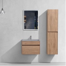 Комплект мебели натуральный дуб 60 см Vincea Chiara VMC-2C600NO + VCB-13600G + VLM-3VN600