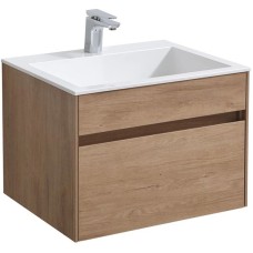 Комплект мебели натуральный дуб 60 см Vincea Chiara VMC-2C600NO + VCB-13600W + VLM-3VN600