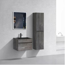 Комплект мебели серый камень 60 см Vincea Chiara VMC-2C600GS + VCB-13600B + VLM-3VN600