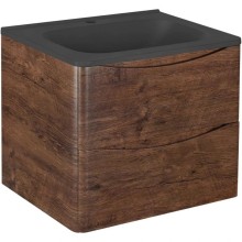 Комплект мебели темный дуб 59,4 см Vincea Paola VMC-2P600RW + VCB-2VP600B + VLM-2N700+