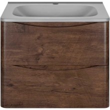 Комплект мебели темный дуб 59,4 см Vincea Paola VMC-2P600RW + VCB-2VP600G + VLM-2N700+