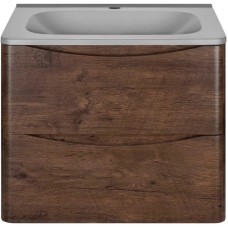 Комплект мебели темный дуб 59,4 см Vincea Paola VMC-2P600RW + VCB-2VP600G + VLM-2N700+