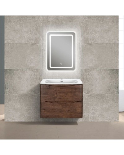 Комплект мебели темный дуб 59,4 см Vincea Paola VMC-2P600RW + VCB-2VP600W + VLM-2D550