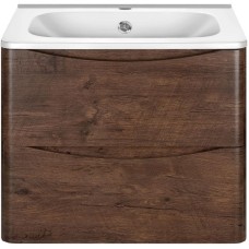 Комплект мебели темный дуб 59,4 см Vincea Paola VMC-2P600RW + VCB-2VP600W + VLM-2D550