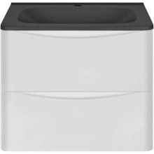 Комплект мебели белый глянец 59,4 см Vincea Paola VMC-2P600GW + VCB-2VP600B + VLM-2N700+