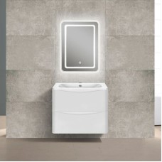 Комплект мебели белый глянец 59,4 см Vincea Paola VMC-2P600GW + VCB-2VP600W + VLM-2D550