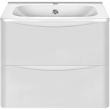 Комплект мебели белый глянец 59,4 см Vincea Paola VMC-2P600GW + VCB-2VP600W + VLM-2D550