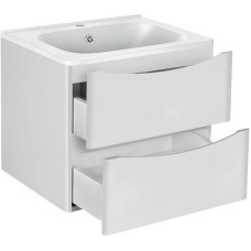 Комплект мебели белый глянец 59,4 см Vincea Paola VMC-2P600GW + VCB-2VP600W + VLM-2D550