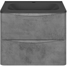 Комплект мебели бетон 59,4 см Vincea Paola VMC-2P600BT + VCB-2VP600B + VLM-2N700+