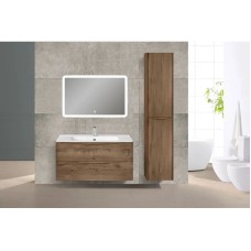 Комплект мебели дуб винтаж 100 см Vincea Paola VMC-2P100VO + VCB-2VP100W + VLM-2A100