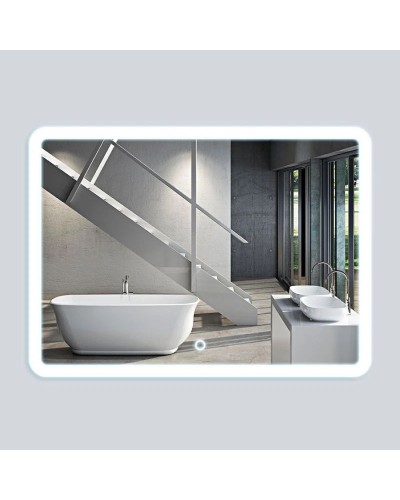 Комплект мебели бетон 100 см Vincea Paola VMC-2P100BT + VCB-2VP100W + VLM-2A100