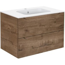 Комплект мебели дуб винтаж 81 см Vincea Norma VMC-2N800VO + VCB-2N800W + VLM-2B800