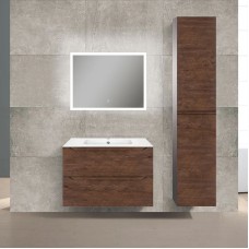 Комплект мебели темный дуб 81 см Vincea Norma VMC-2N800RW + VCB-2N800W + VLM-2B800