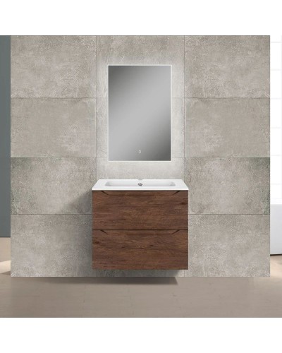 Комплект мебели темный дуб 61 см Vincea Norma VMC-2N600RW + VCB-2N600W + VLM-2J600