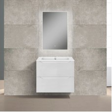 Комплект мебели белый глянец 61 см Vincea Norma VMC-2N600GW + VCB-2N600W + VLM-2J600