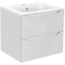 Комплект мебели белый глянец 61 см Vincea Norma VMC-2N600GW + VCB-2N600W + VLM-2J600