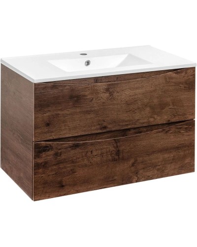 Комплект мебели темный дуб 91,5 см Vincea Mia VMC-2MC900RW + VBS-13990 + VLM-3VN800