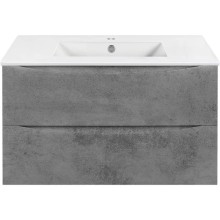 Комплект мебели бетон 91,5 см Vincea Mia VMC-2MC900BT + VBS-13990 + VLM-3VN800