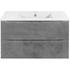 Комплект мебели бетон 91,5 см Vincea Mia VMC-2MC900BT + VBS-13990 + VLM-3VN800