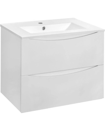 Комплект мебели белый глянец 71,5 см Vincea Mia VMC-2MC700GW + VBS-13970 + VLM-3AU100