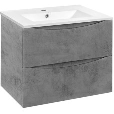 Комплект мебели бетон 71,5 см Vincea Mia VMC-2MC700BT + VBS-13970 + VLM-3AU900