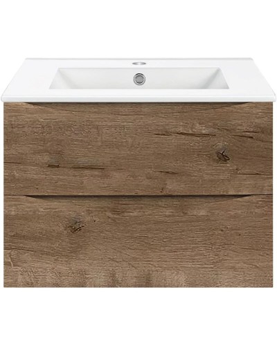 Комплект мебели дуб винтаж 61,5 см Vincea Mia VMC-2MC600VO + VBS-13960 + VLM-2B600