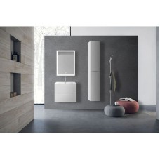 Комплект мебели белый глянец 61,5 см Vincea Mia VMC-2MC600GW + VBS-13960 + VLM-2B600