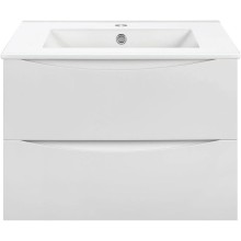 Комплект мебели белый глянец 61,5 см Vincea Mia VMC-2MC600GW + VBS-13960 + VLM-2B600