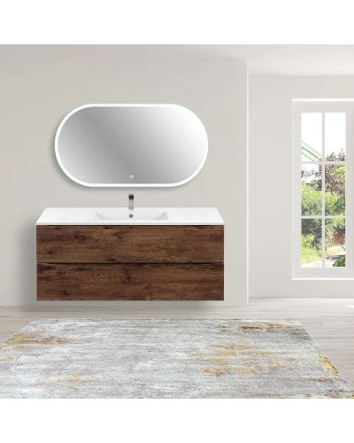 Комплект мебели темный дуб 121,5 см Vincea Mia VMC-2MC120RW + VBS-13120 + VLM-2K120