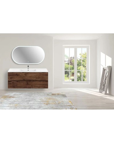 Комплект мебели темный дуб 121,5 см Vincea Mia VMC-2MC120RW + VBS-13120 + VLM-2K120