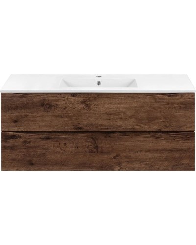 Комплект мебели темный дуб 121,5 см Vincea Mia VMC-2MC120RW + VBS-13120 + VLM-2K120