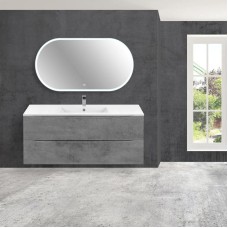 Комплект мебели бетон 121,5 см Vincea Mia VMC-2MC120BT + VBS-13120 + VLM-2K120