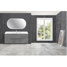 Комплект мебели бетон 121,5 см Vincea Mia VMC-2MC120BT + VBS-13120 + VLM-2K120