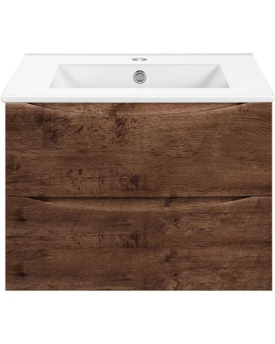 Комплект мебели темный дуб 71,5 см Vincea Mia VMC-2MC700RW + VBS-13970 + VLM-3AU100