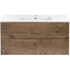 Комплект мебели дуб винтаж 101,5 см Vincea Mia VMC-2MC100VO + VBS-13100 + VLM-3VN100