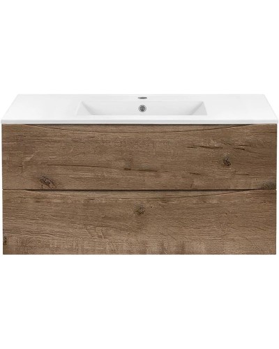 Комплект мебели дуб винтаж 101,5 см Vincea Mia VMC-2MC100VO + VBS-13100 + VLM-3VN100