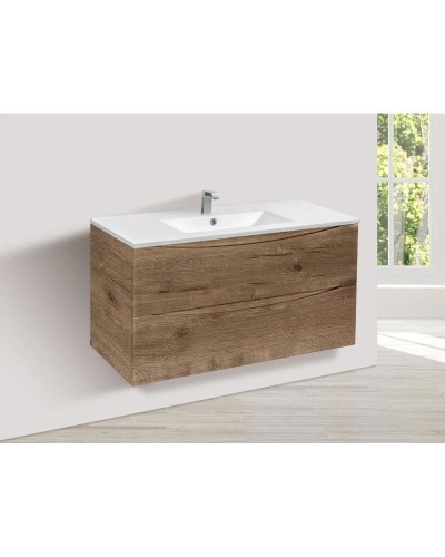 Комплект мебели дуб винтаж 101,5 см Vincea Mia VMC-2MC100VO + VBS-13100 + VLM-3VN100