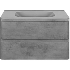 Комплект мебели бетон 79,4 см Vincea Vico VMC-2V800BT + VCB-2VP800G + VLM-2N700+