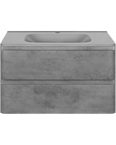 Комплект мебели бетон 79,4 см Vincea Vico VMC-2V800BT + VCB-2VP800G + VLM-2N700+