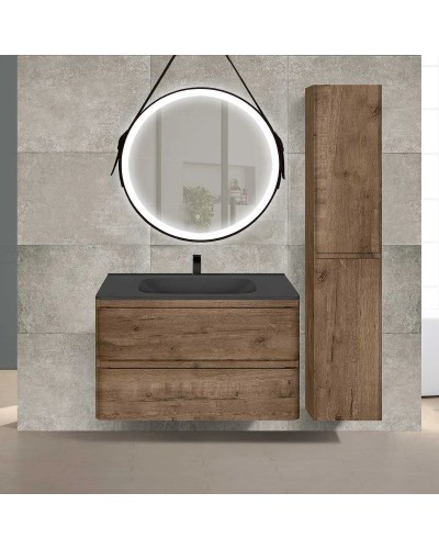 Комплект мебели дуб винтаж 79,4 см Vincea Vico VMC-2V800VO + VCB-2VP800B + VLM-2N700+