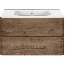 Комплект мебели дуб винтаж 79,4 см Vincea Vico VMC-2V800VO + VCB-2VP800W + VLM-2A800