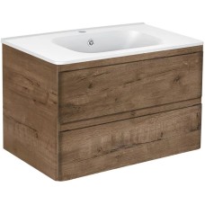 Комплект мебели дуб винтаж 79,4 см Vincea Vico VMC-2V800VO + VCB-2VP800W + VLM-2A800