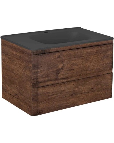 Комплект мебели темный дуб 79,4 см Vincea Vico VMC-2V800RW + VCB-2VP800B + VLM-2N700+